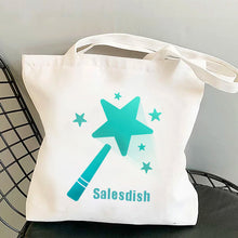 Load image into Gallery viewer, Printed Canvas Shopper Bag
